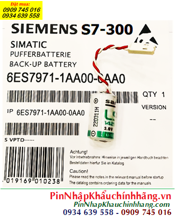 Siemens 6ES7971-1AA00-0AA0; Pin nuôi nguồn Siemens 6ES7971-1AA00-0AA0 1/2AA 1200mAh